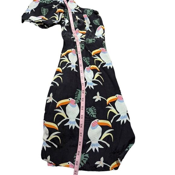 & Other Stories pelican print dress size US 4 - Picture 5 of 5